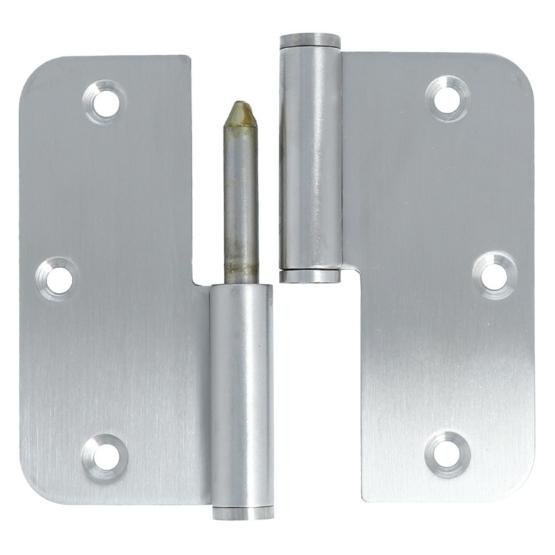 Paumellescharnier rvs 89x89 Rechts - Afbeelding 2