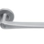 Deurklink Basis Wig massief rvs