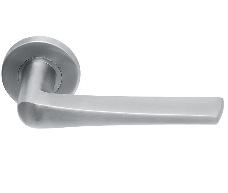 Deurklink Basis Wig massief rvs