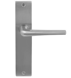 Deurklink Basis Wig Massief rvs Op langschild Blind