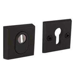 Intersteel SKG3 Veiligheid-rozet vierkant met kerntrek beveiliging aluminium zwart