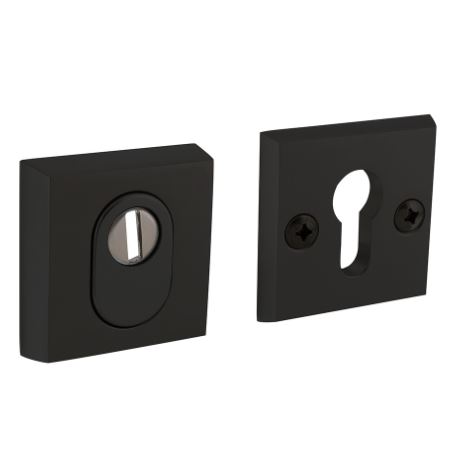 Intersteel SKG3 Veiligheid-rozet vierkant met kerntrek beveiliging aluminium zwart