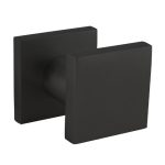 Intersteel voordeurknop vierkant verkropt op achterplaat met éénzijdige montage