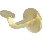 Leuninghouder Blind Hol Zadel messing mat Goud