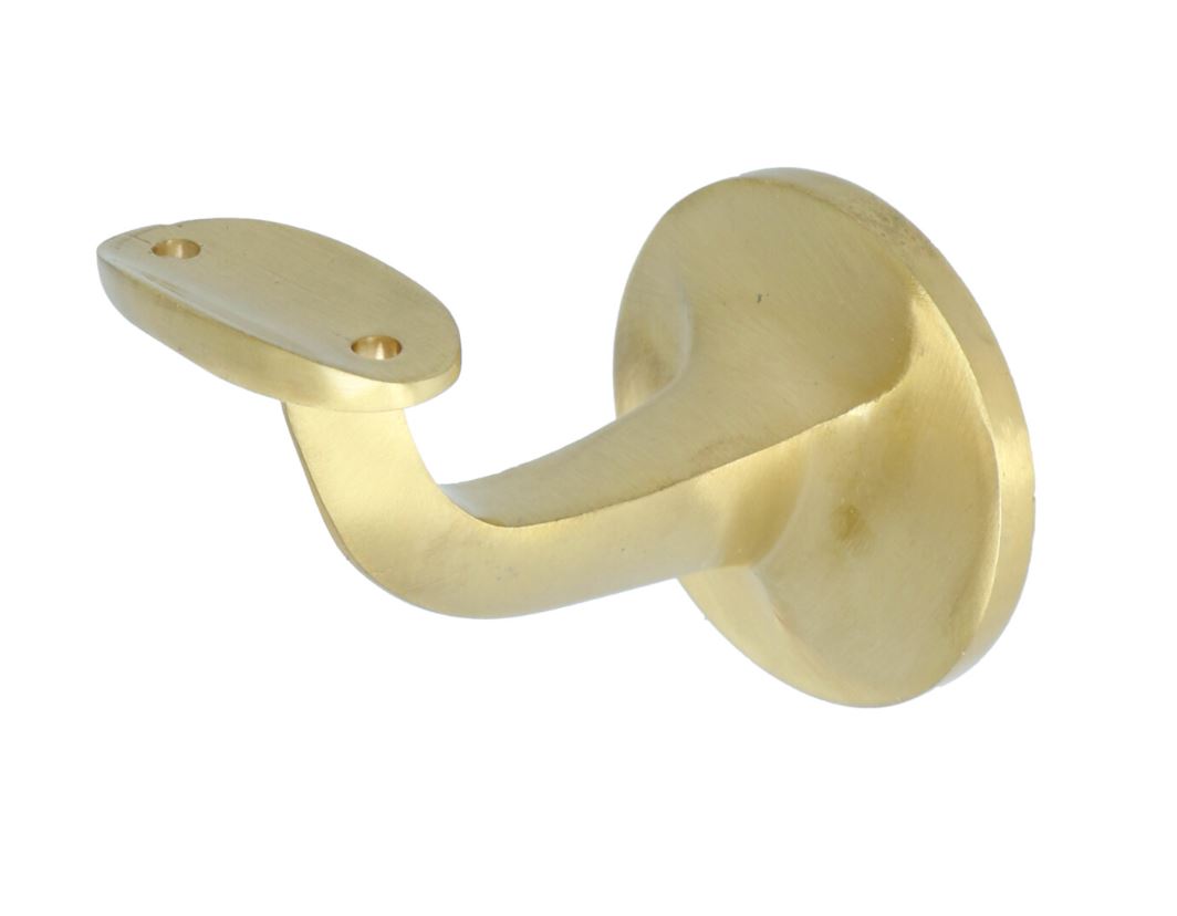 Leuninghouder Blind Hol Zadel messing mat Goud