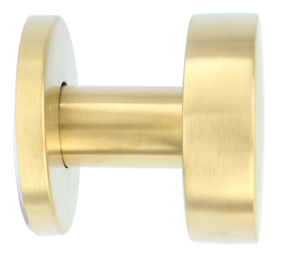 Voordeurknop BASICS LB503V Vast op Rozet PVD mat goud - Afbeelding 2