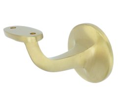 Leuninghouder Blind Vlak Zadel messing mat Goud