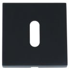 Sleutelplaatje Vierkant 53x53x10 mat zwart