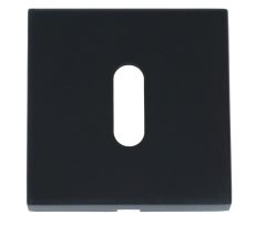 Sleutelplaatje Vierkant 53x53x10 mat zwart