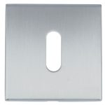 Sleutelplaatje Vierkant 53x53x10 mat rvs