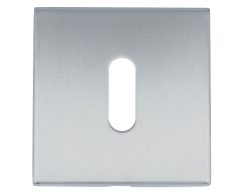 Sleutelplaatje Vierkant 53x53x10 mat rvs