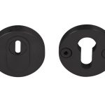 Piet Boon SKG3 Veiligheid-rozet + kerntrekbeveiliging PVD mat zwart