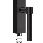 Draaikiepgarnituur PIET BOON PBL15-DKLOCK PVD mat zwart