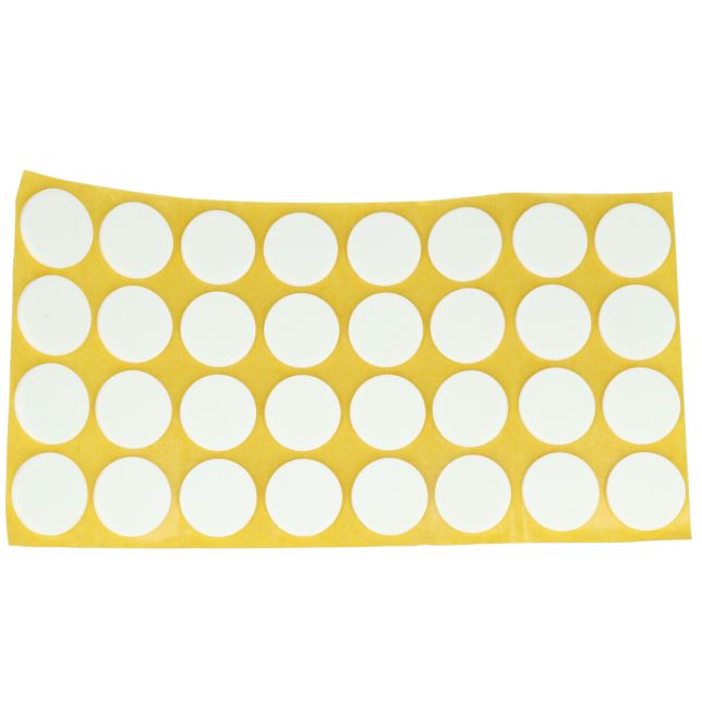 32 Zelfklevende Antislip Voetjes Ø 26 mm X 2,5 mm Wit