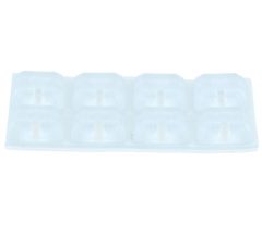 8 Zelfklevende Voetjes PU Transparant 18 X 18 X 7,5 mm
