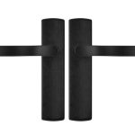 AXA Curve Klik Schild Blind Met Deurklink Blok Aluminium zwart