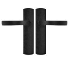 AXA Curve Klik Schild Blind Met Deurklink Blok Aluminium zwart