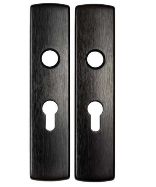 AXA Curve Klik Schild PC55 Aluminium zwart