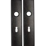 AXA Curve Klik Schild SL56 Aluminium zwart