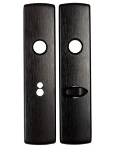 AXA Curve Klik Schild WC63/8 Aluminium zwart