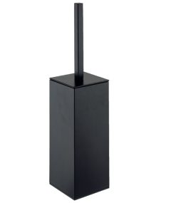 Borstelhouder SLIM rvs zwart