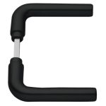 AXA Deurklink L Aluminium zwart