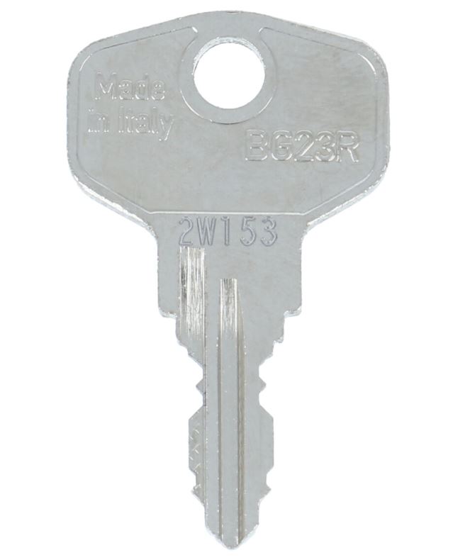 Losse sleutel nr. 2W153 voor Hoppe sluitingen