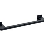 Handdoekhouder enkel SLIM Aluminium zwart 465 mm