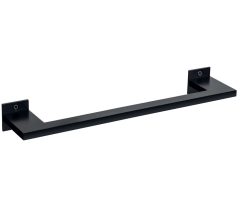 Handdoekhouder enkel SLIM Aluminium zwart 465 mm