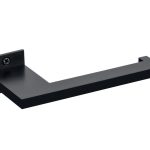 WC-rolhouder SLIM Aluminium zwart