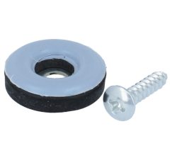 Teflon Glijder 30 mm met Boring 5 mm