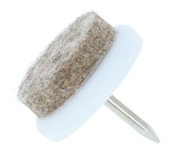 Glijnagel met zacht wolvilt 20 mm
