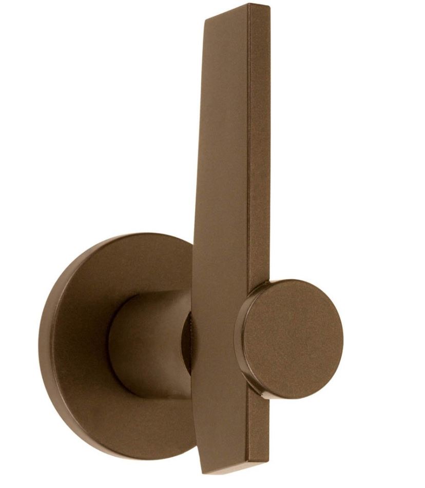 Voordeurknop Vast TENSE BB200VA Rechts brons