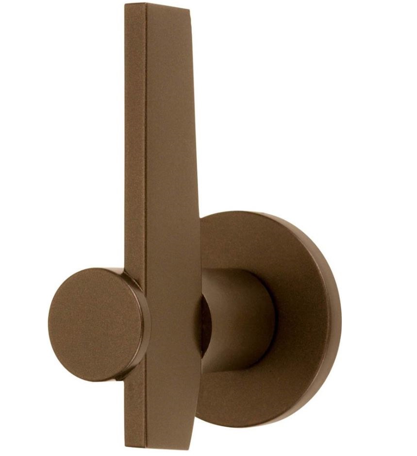 Voordeurknop Vast TENSE BB200VB Links brons