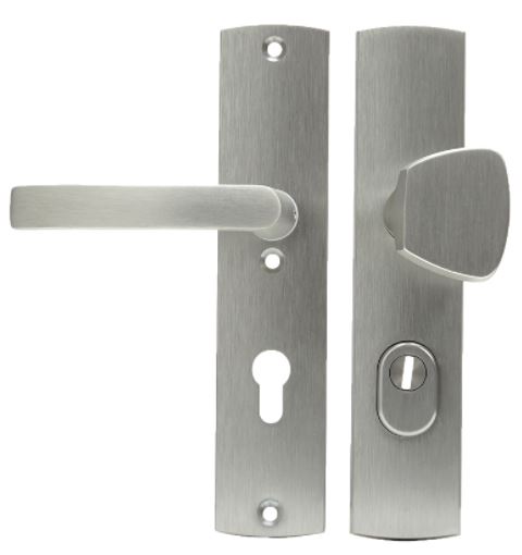 Axa Curve Plus rvs-Look PC72 Veiligheidsbeslag Greep/kruk met kerntrekbeveiliging SKG3