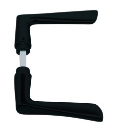 AXA Deurklink Vlinder Aluminium zwart