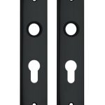 AXA Schilden Curve PC55 Aluminium zwart