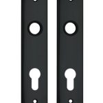 AXA Schilden Curve PC72 Aluminium zwart