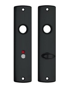 AXA Schilden Curve WC63/8 Aluminium zwart