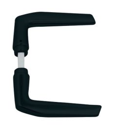 AXA Deurklink Duim Aluminium zwart