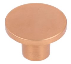 Knop zamak 26 mm rood koper