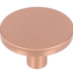 Knop zamak 41 mm rood koper