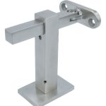 Verstelbare steun voor vierkant leuning