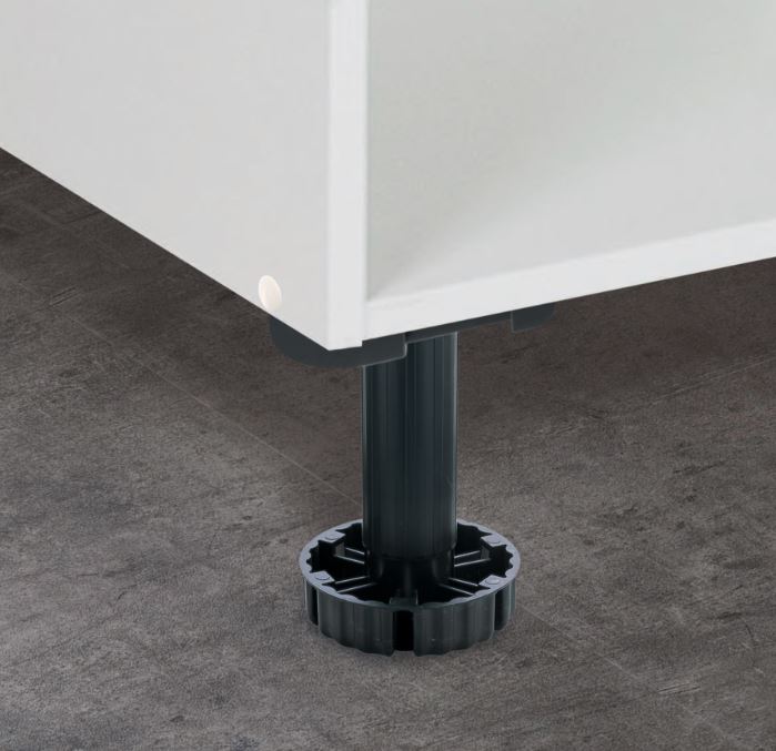 Verstelbare keukenpoot kunststof 150 mm - Afbeelding 4