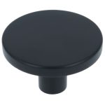 Knop zamak 41 mm zwart
