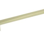 Greep Recht zamak 128 mm mat messing