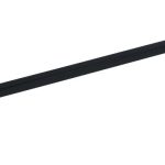 Greep Recht zamak 192 mm zwart