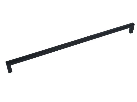 Greep Recht zamak 320 mm zwart