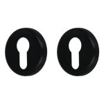 AXA Rozet profielcilindergat aluminium zwart