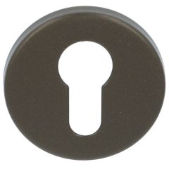 PC-Plaatje Rond Donker brons